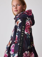 Baker by Ted Baker Print Shower Resistant Floral Printed Raincoat - Image 3 of 18