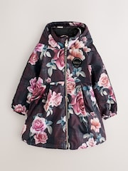 Baker by Ted Baker Print Shower Resistant Floral Printed Raincoat - Image 8 of 18