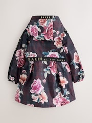 Baker by Ted Baker Print Shower Resistant Floral Printed Raincoat - Image 9 of 18