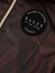 Baker by Ted Baker Brown Shower Resistant Tiered Skirt Raincoat - Image 11 of 19