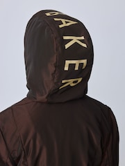 Baker by Ted Baker Brown Shower Resistant Tiered Skirt Raincoat - Image 5 of 19