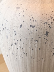 Pacific White Kalli Flecked Ceramic Table Lamp - Image 5 of 6