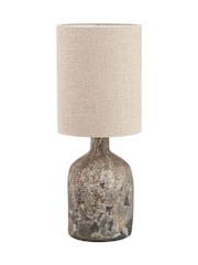 Pacific Brown Palmino Organic Glass Bottle Table Lamp - Image 5 of 6
