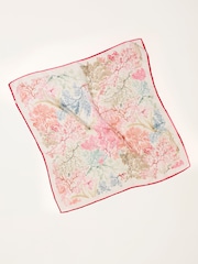 FatFace Ivory Kilburn Seaweed Printed Hair Scarf - Image 2 of 3