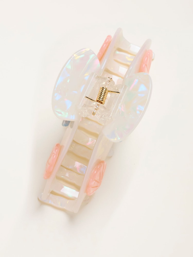 مشبك شعر بتصميم نجمة البحر والصدفة من FatFace - Image 2 of 2