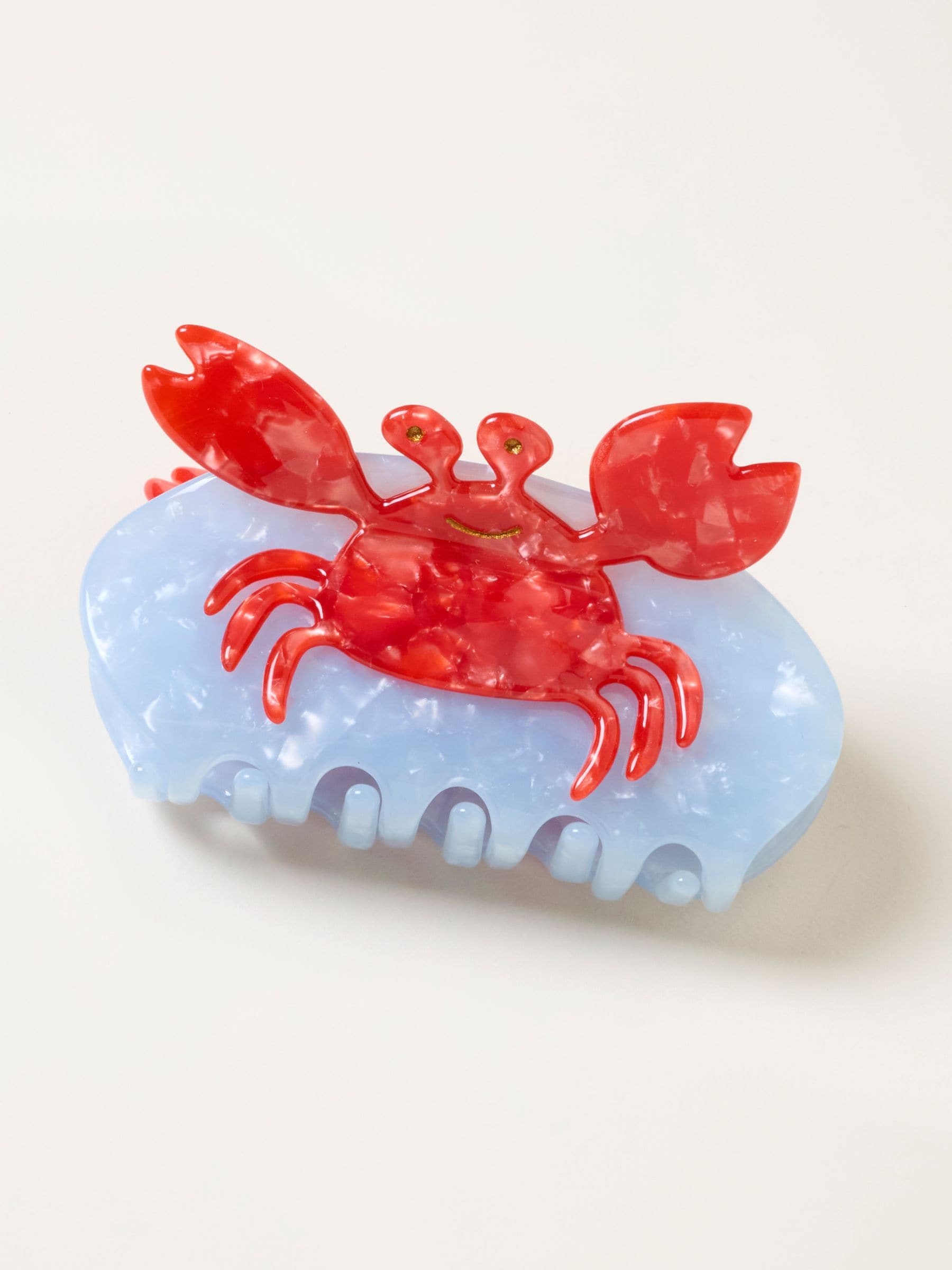 Fat Face - Women's Hair Clip - Resin - Red
