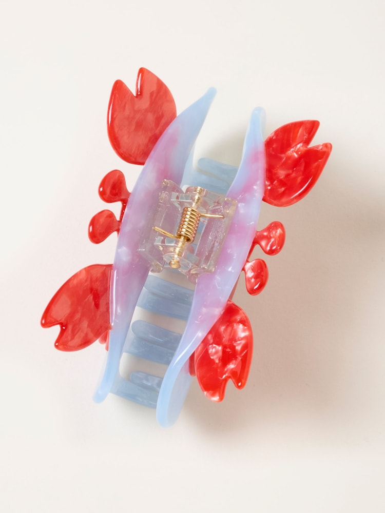 FatFace Red Crab Claw Clip - Image 2 of 2