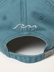 FatFace Teal Blue Wave Embroidered Cap - Image 2 of 3