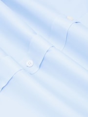 أزرق ناعم - قميص قطن قابل للتمدد تلبيس قياسي Leadenhall من Reiss - Image 7 of 7