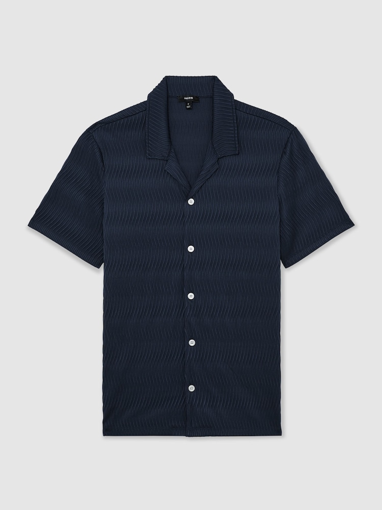Reiss Airforce Blue Aleo Shirts - Image 2 of 7