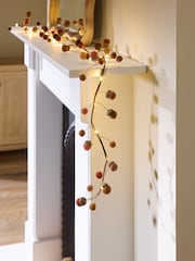 Natural Light Up Autumn Acorn Garland - Image 1 of 5