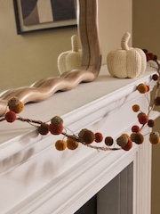 Natural Light Up Autumn Acorn Garland - Image 2 of 5