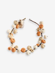 Natural Light Up Autumn Pumpkin Garland - Image 4 of 4
