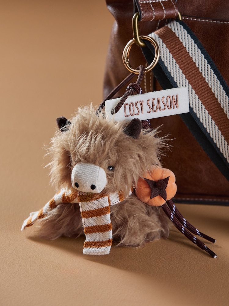 Rudens Hamish the Highland Cow mīkstā rotaļlieta atslēgu piekariņš - Attēls 1 no 4 Rudens Hamish the Highland Cow mīkstā rotaļlieta atslēgu piekariņš - Attēls 1 no 4