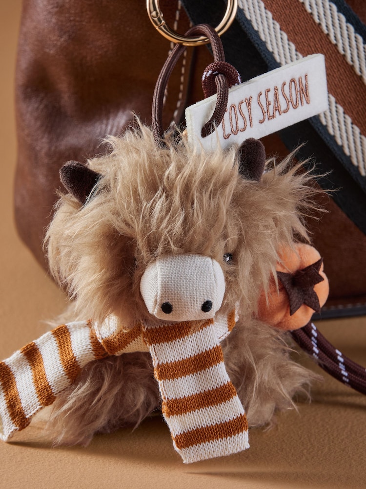 Rudens Hamish the Highland Cow mīkstā rotaļlieta atslēgu piekariņš - Attēls 2 no 4 Rudens Hamish the Highland Cow mīkstā rotaļlieta atslēgu piekariņš - Attēls 2 no 4