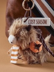 Rudens Hamish the Highland Cow mīkstā rotaļlieta atslēgu piekariņš - Attēls 3 no 4