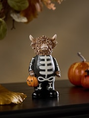 Natural Hamish the Highland Cow Skeleton Costume Halloween Decoration - Image 1 of 3