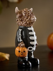 Natural Hamish the Highland Cow Skeleton Costume Halloween Decoration - Image 2 of 3