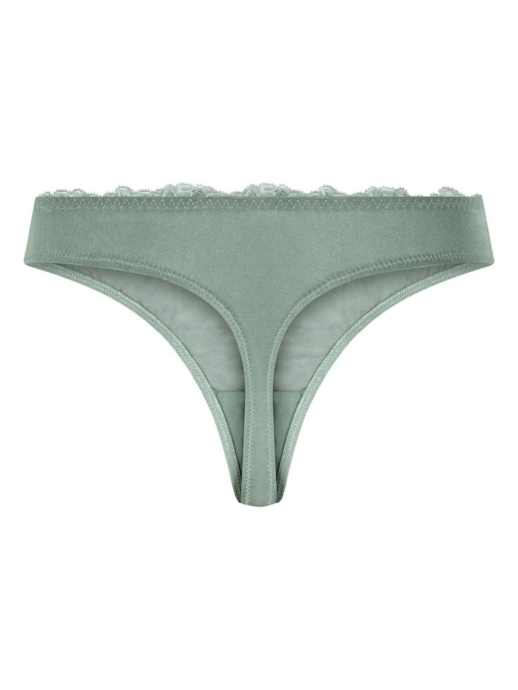 Hunkemoller Green Marine Thong - Image 4 of 4 Hunkemoller Green Marine Thong - Image 4 of 4