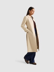 Forever New Cream Helen Single Breasted Trench Coat - Image 4 of 6