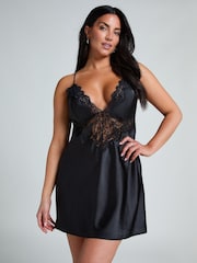 Hunkemoller Mya Black Slipdress - Image 1 of 5