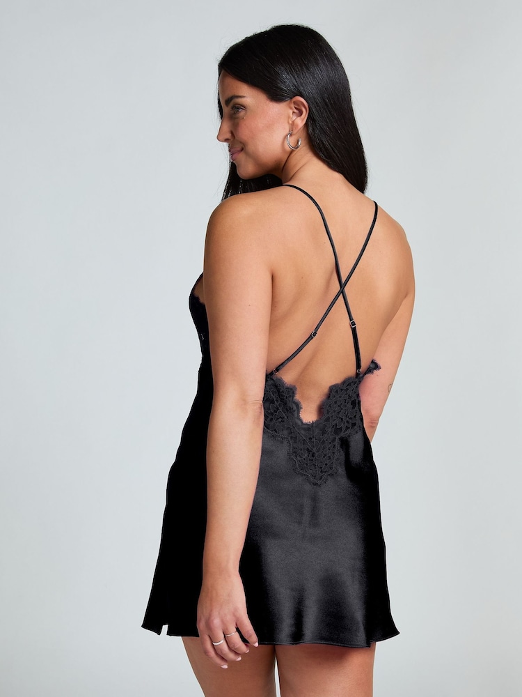Hunkemoller Mya Black Slipdress - Image 2 of 5 Hunkemoller Mya Black Slipdress - Image 2 of 5
