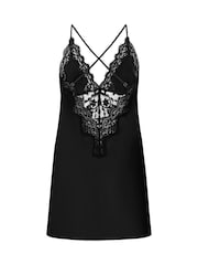 Hunkemoller Mya Black Slipdress - Image 5 of 5