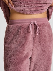 Hunkemoller Pink Joggers Fluffy Fleece - Image 3 of 5