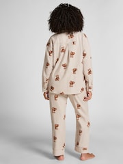 Hunkemoller Grey Flannel Straight Bear Joggers - Image 2 of 5