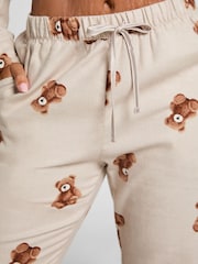 Hunkemoller Grey Flannel Straight Bear Joggers - Image 3 of 5