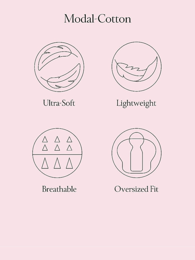 Victoria's Secret Ink Blue Stripe Cotton Modal Long Pyjama Set - Image 3 of 3