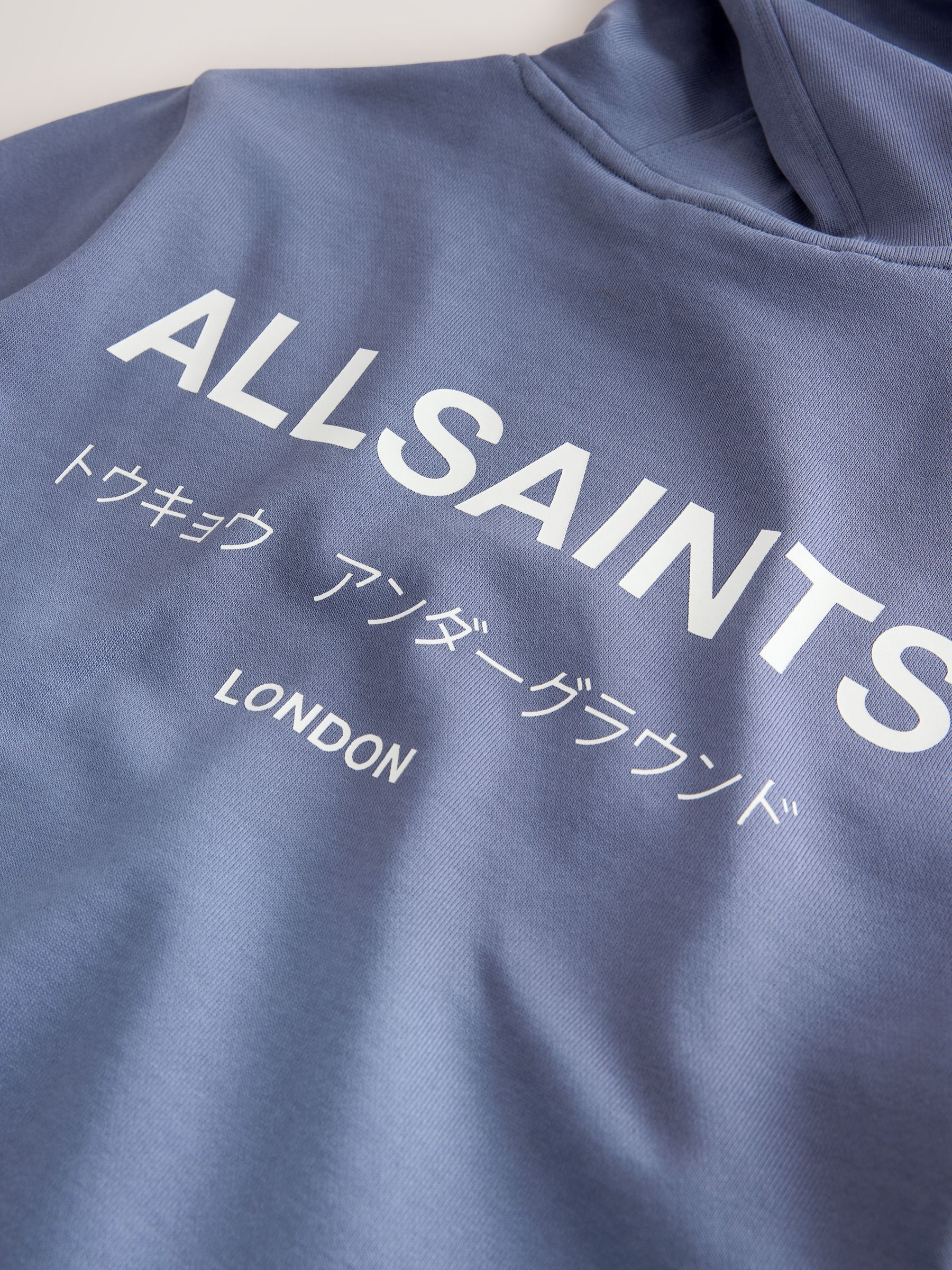 Buy smALLSAINTS Dark Purple Oversized Underground Pullover Hoodie