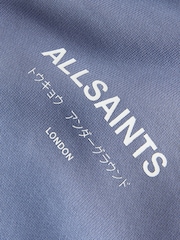 smALLSAINTS Dark Purple Oversized Underground Pullover Hoodie - Image 8 of 10