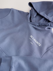 smALLSAINTS Dark Purple Oversized Underground Pullover Hoodie - Image 9 of 10
