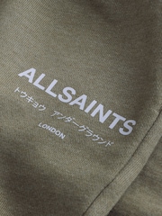 smALLSAINTS Khaki Green Underground T-Shirt and Sweat Shorts Set - Image 5 of 7