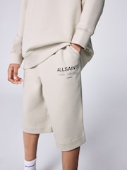 smALLSAINTS Neutral Underground Oversized Sweatshirt and Sweat Shorts Set - Image 2 of 13
