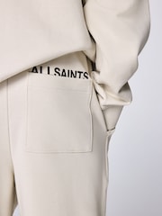 smALLSAINTS Neutral Underground Oversized Sweatshirt and Sweat Shorts Set - Image 8 of 13