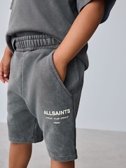 smALLSAINTS Charcoal Grey Younger Oversized Underground Crew Neck T-Shirt - Image 5 of 11