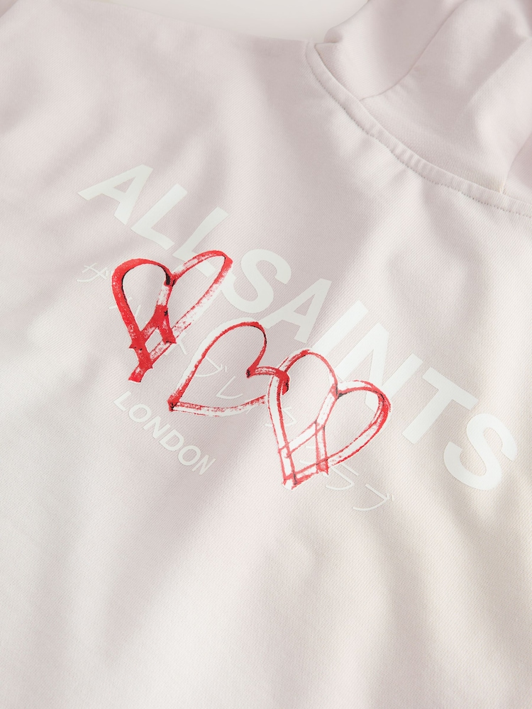 smALLSAINTS Light Pink Amore Underground Graphic Hoodie - Image 10 of 10 smALLSAINTS Light Pink Amore Underground Graphic Hoodie - Image 10 of 10