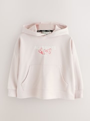 smALLSAINTS Light Pink Amore Underground Graphic Hoodie - Image 5 of 10