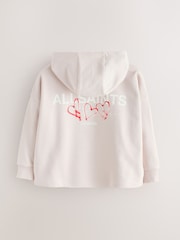 smALLSAINTS Light Pink Amore Underground Graphic Hoodie - Image 6 of 10