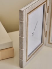Grey Chic Books Folding Multi Aperture Photo Frame - Image 2 of 4