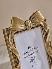 Gold Oversized Bow Photo Frame - Image 2 of 4
