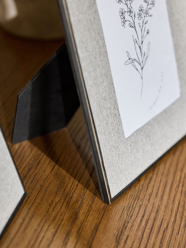 Neutral Burford Linen Mount Photo Frame - Image 4 of 4 Neutral Burford Linen Mount Photo Frame - Image 4 of 4