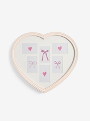 White Heart Shaped Collage Picture Frame - Image 6 of 6