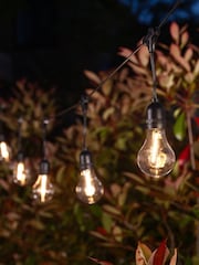 The Solar Centre 10 Pack Warm White Lance Festoon Lights - Image 1 of 1