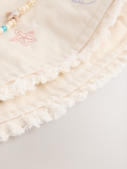 Cream Beaded Chain Bucket Hat (3-16yrs) - Image 3 of 3