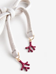 Daily by Desmond and Dempsey White Embroidery Tie Side Bikini Briefs - Image 7 of 7