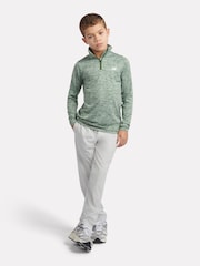 New Balance Green Athletics Quarter Zip Funnel Sweatshirt - Image 5 of 8