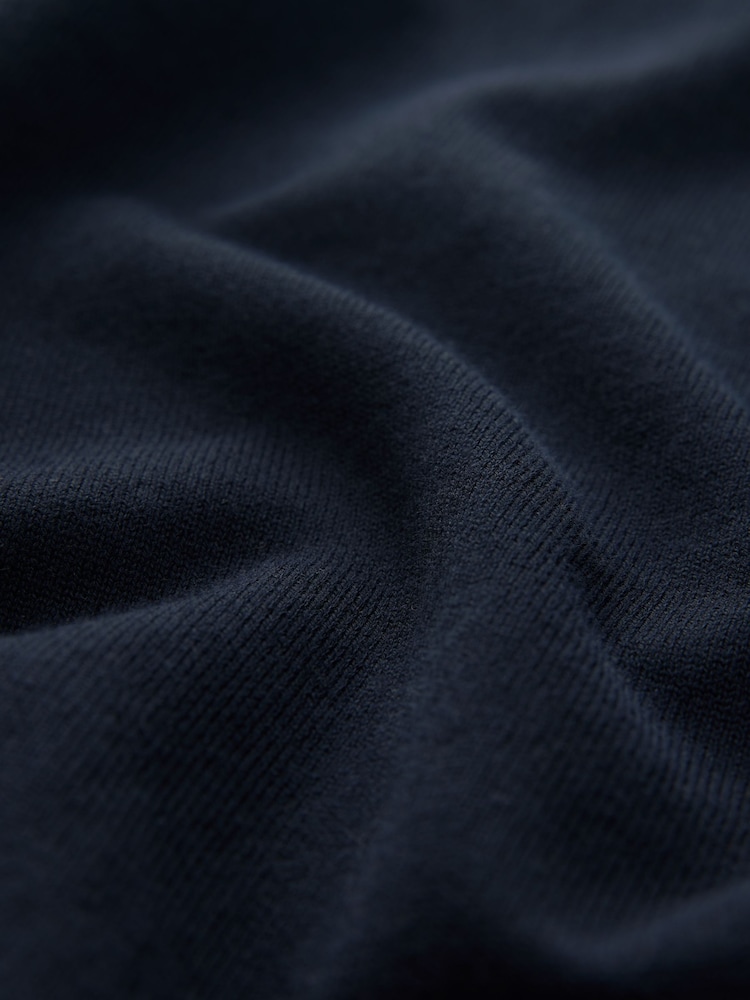 Marineblau/blau - Pullover In Normaler Passform Mit Hohem Baumwollanteil - Bild 2 von 3